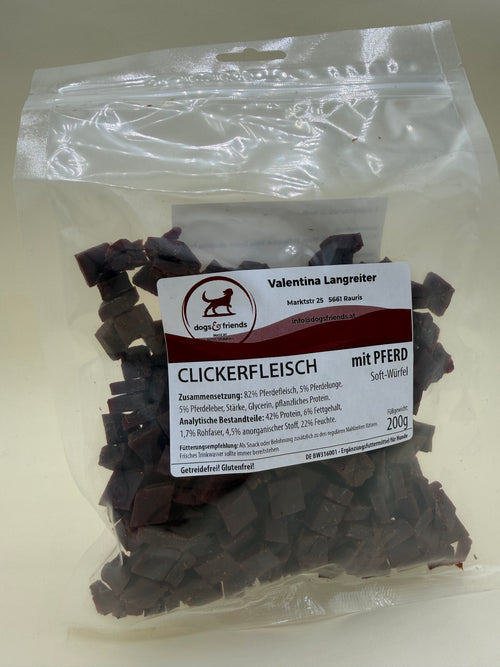 dogs&friends Clickerfleisch mit Pferd