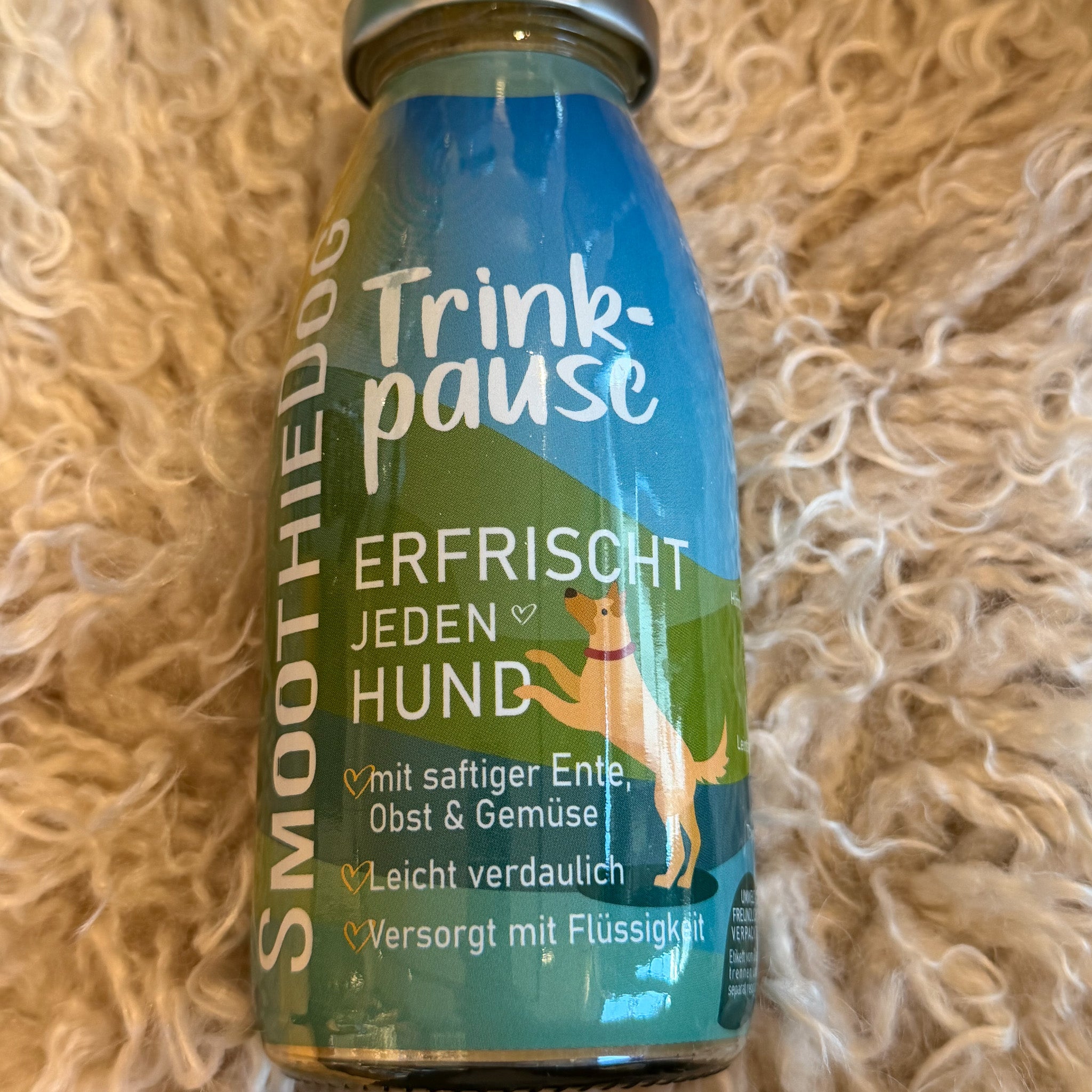 Trinkpause mit saftiger Ente, Obst & Gemüse