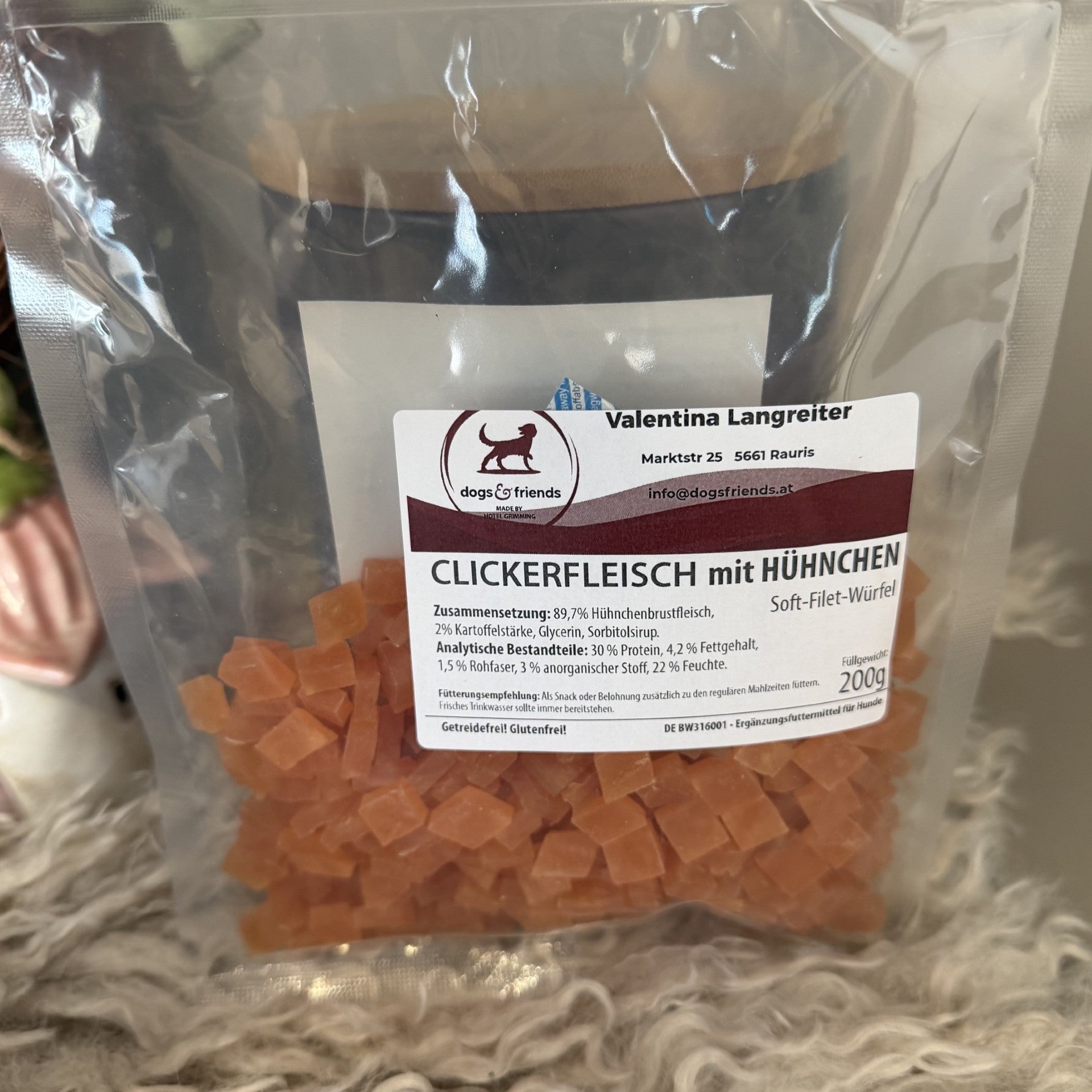 dogs&friends Clickerfleisch Huhn