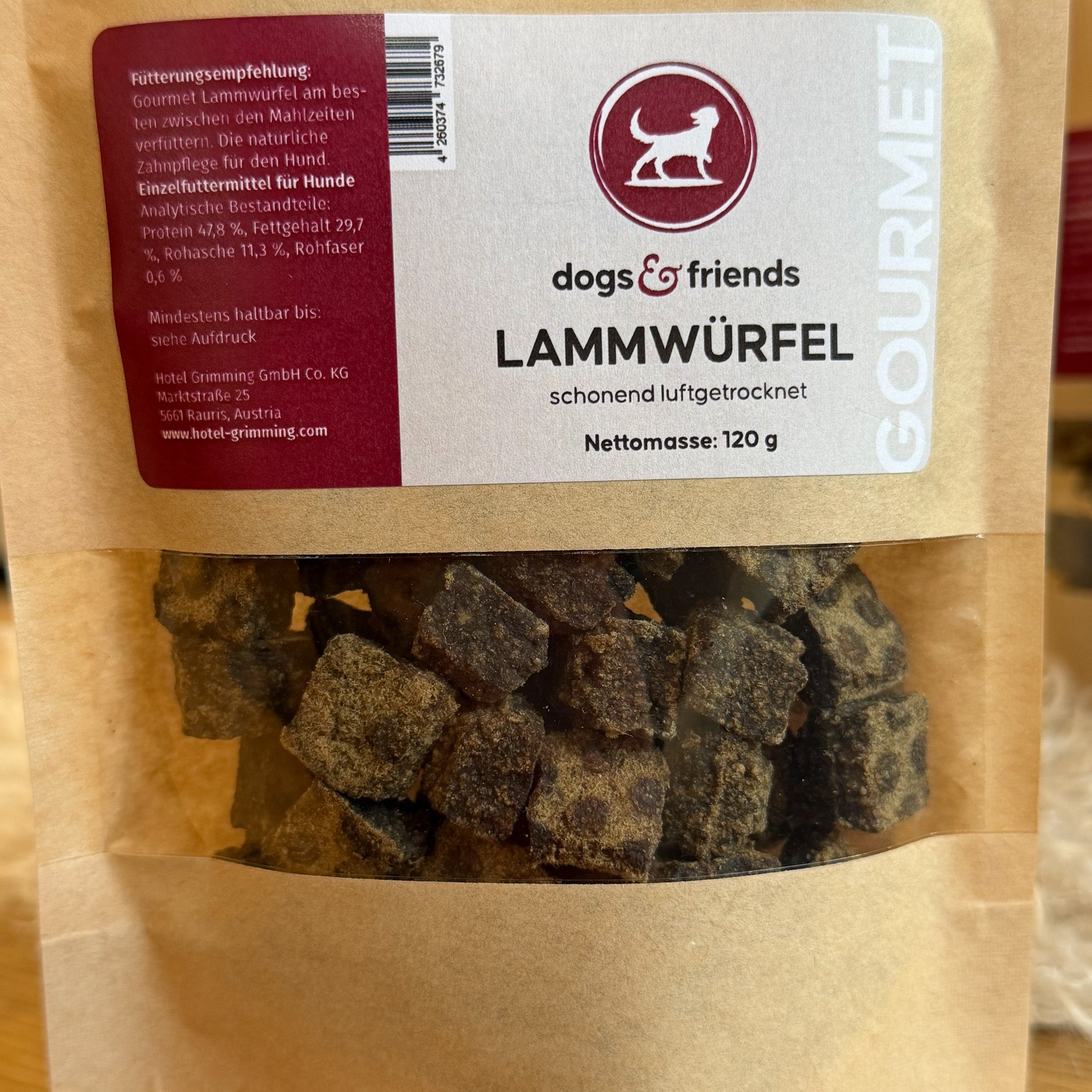 dogs&friends Lammwürfel 120g