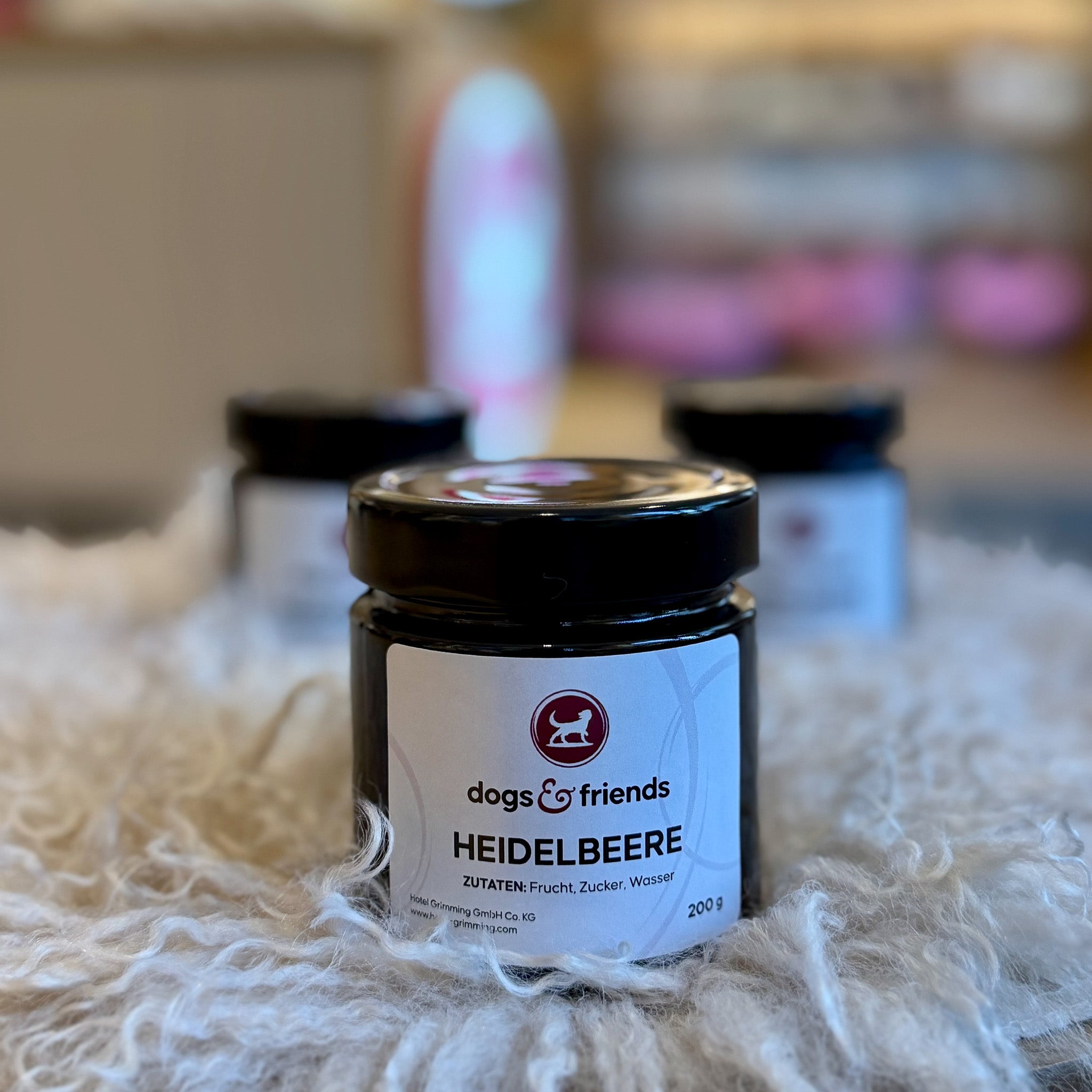 dogs&friends Heidelbeer-Marmelade 200g Inhalt