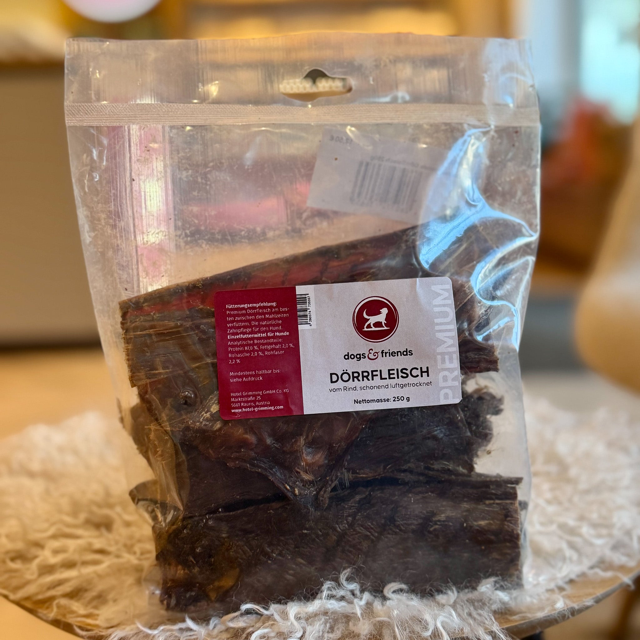 dogs&friends Dörrfleisch 250g