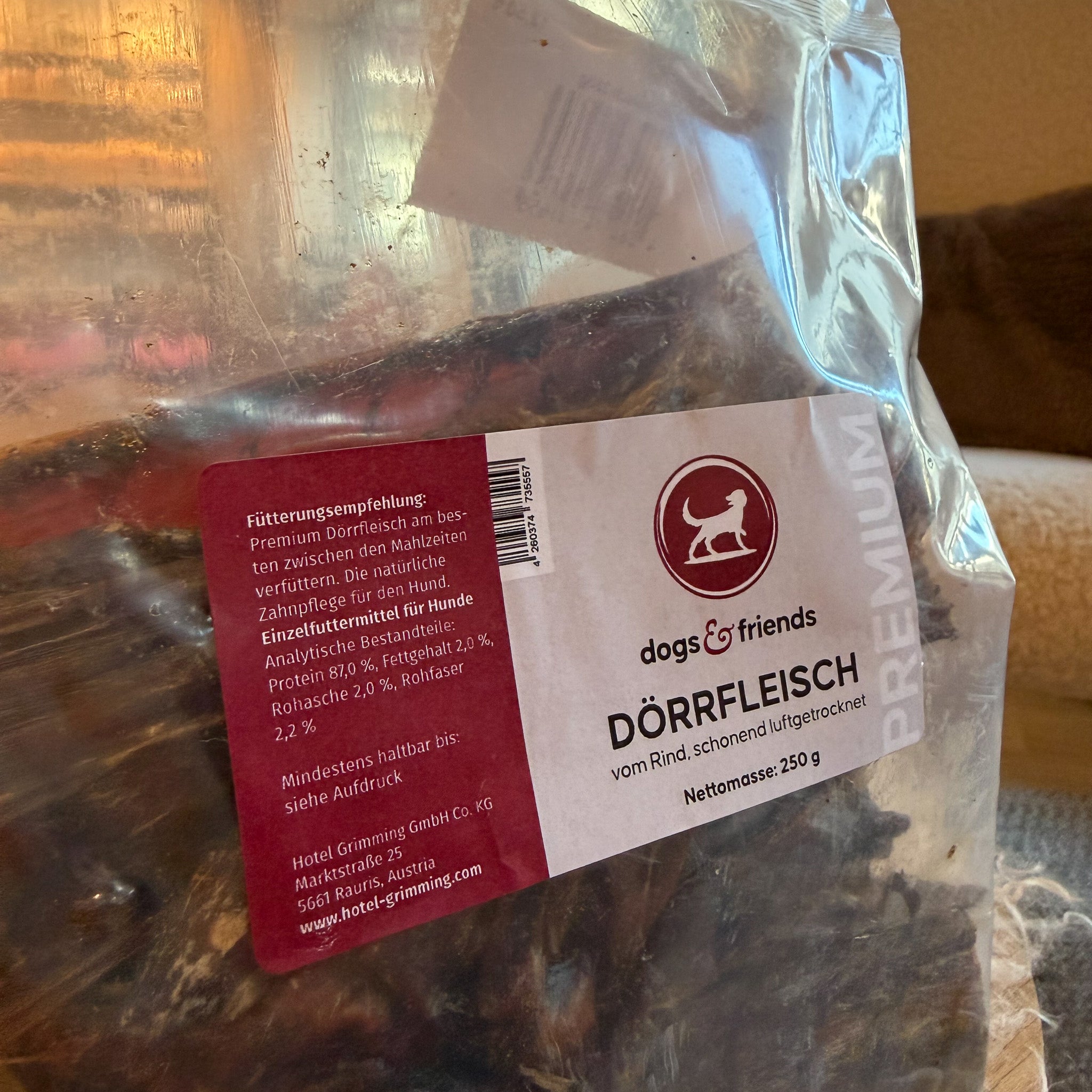 dogs&friends Dörrfleisch 250g