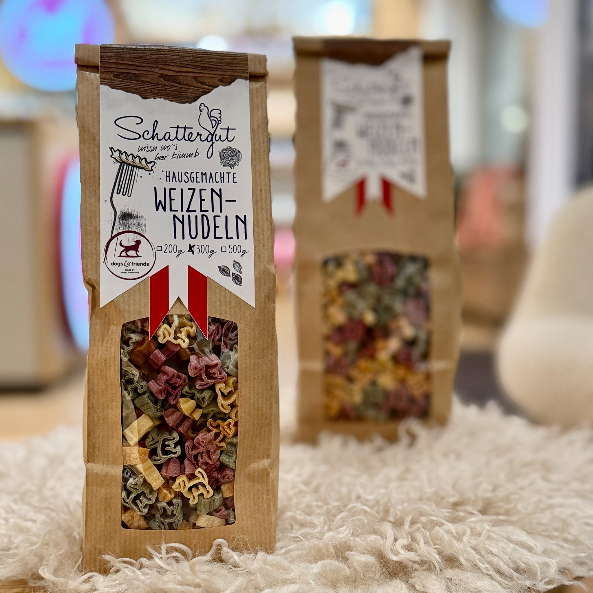 dogs&friends Bunte Weizennudeln