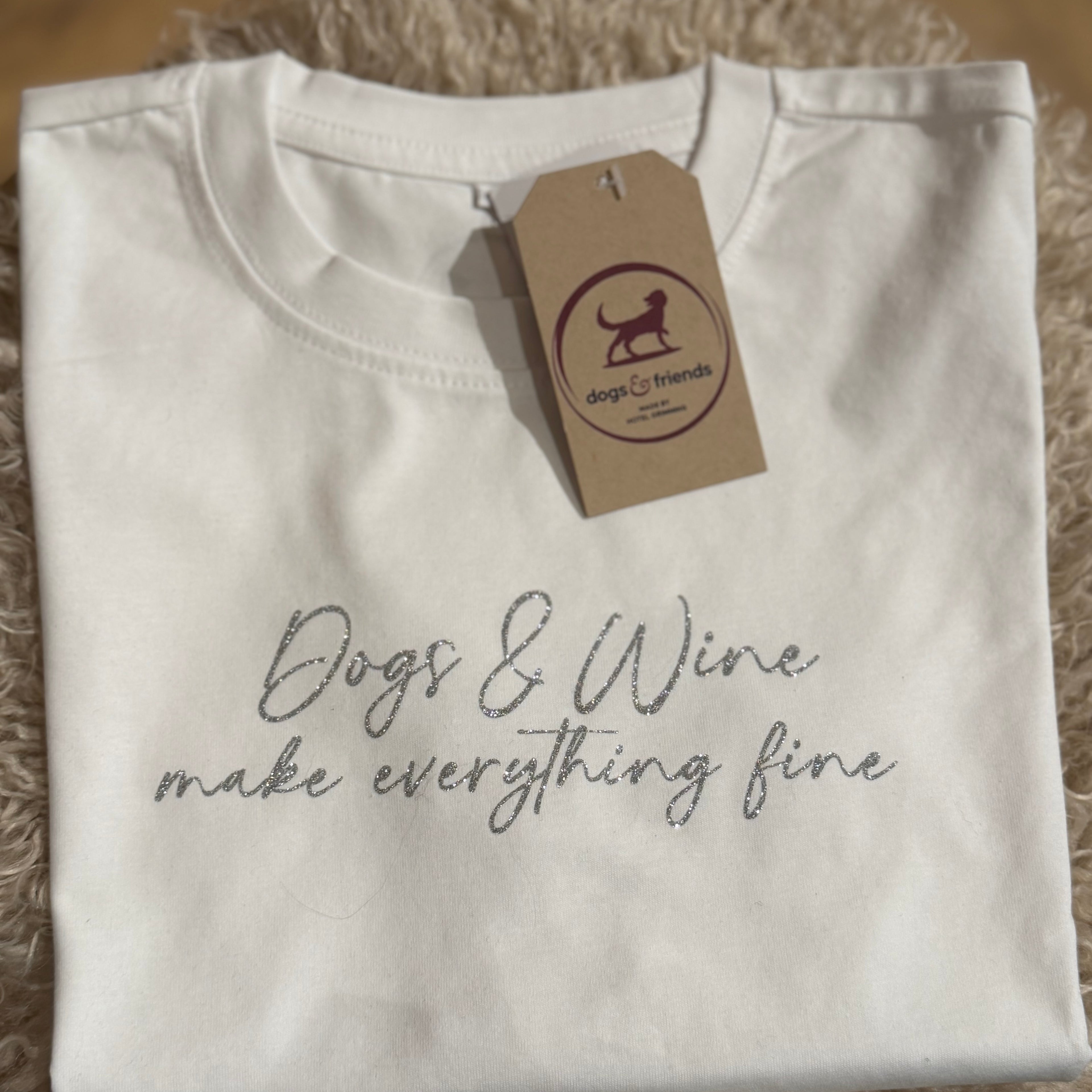 Dogs&wine make everything fine
